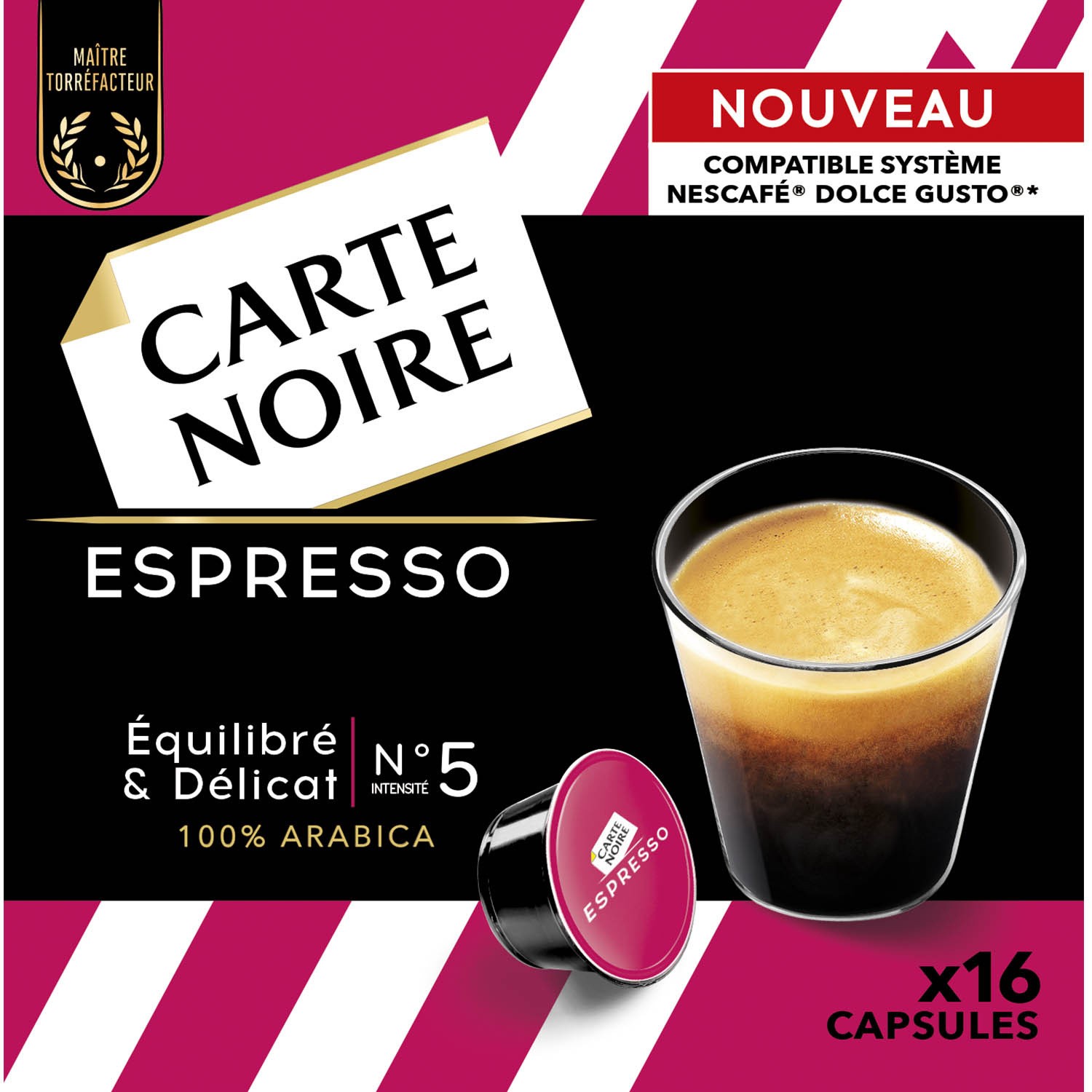 16 capsules Espresso n°5